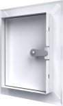 Люк-дверца ревизионная 460х560 с фланцем 400х500 с замком стальная с покрытием полимерной