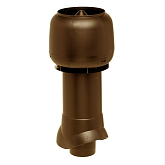Труба вентиляционная и колпак ТП-84 110/500 ROSSMASTER (коричневый)