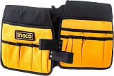 Поясная сумка для инструментов INGCO, 14+2, регулировка пояса 92-127 см
