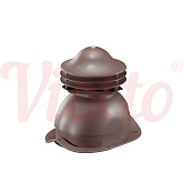 Выход универсальный Viotto для металлочерепицы, шоколад