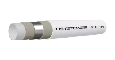 Труба MLC белая 16х2.0 бухта 200м,USYSTEMS 1237001