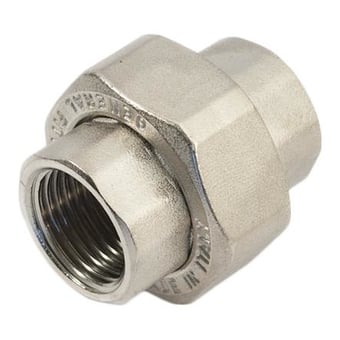 Переход-aмeриканка прямой латунный 3 4 вн-вн General Fittings