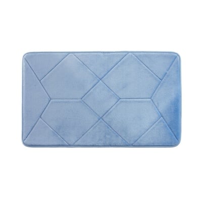 Коврик для ванной комнаты_небесно-голубой