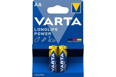 Батарейка Varta LONGLIFE POWER (HIGH ENERGY) LR6 AA Alkaline 1.5V  бл.2 шт