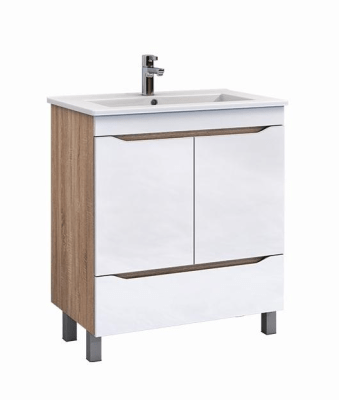 Тумба с умывальником (GRANI 60 Тумба с умыв. дуб сонома 1У)