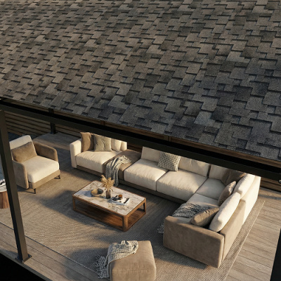 навес двускатный мягкая кроваля-1