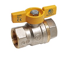 Кран шаровый латунный полнопр. газ  ВР-ВР бабочка, Giacomini