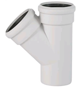 Тройник шумопоглощающий 110х110х45°, Skolan dB, Ostendorf 335200