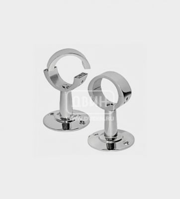 Крепеж для полотенцесушителя с разъемным кольцом