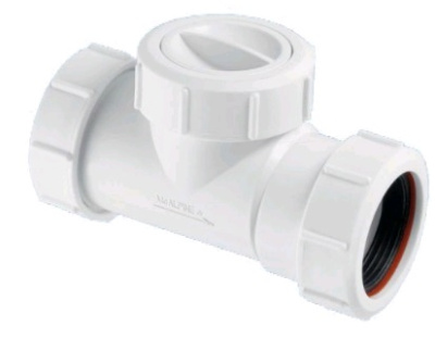 ППМ Обратный клапан D 40х40 мм, компрессионное соединение, McAlpine T28M-NRV-40 (ССП)