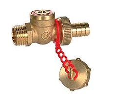 Кран шаровой со штуцером под отвертку Ду15 Giacomini