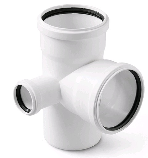 ППМ Крестовина Stilte двухплоскостная левая белая, 110x110x50 мм 87,5°, Pro Aqua ST711587W