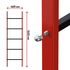 Лестница приставная исток 2