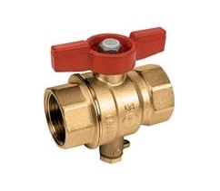 Кран ВВ шаровой латунный, для зонда, Giacomini