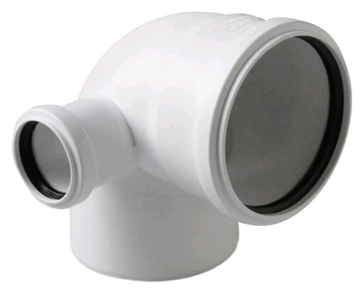 ППМ Отвод Stilte с выходом левый белый, 110x50 мм 87,5°, Pro Aqua ST10010587LW
