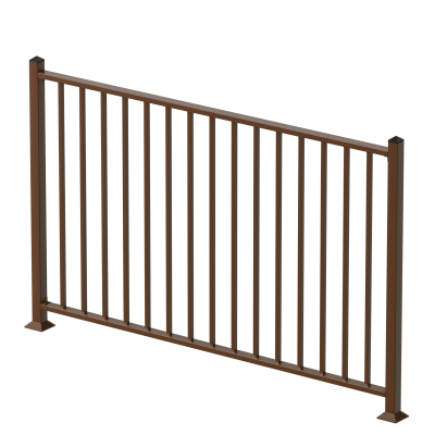 Перила коричневый шагрень 1