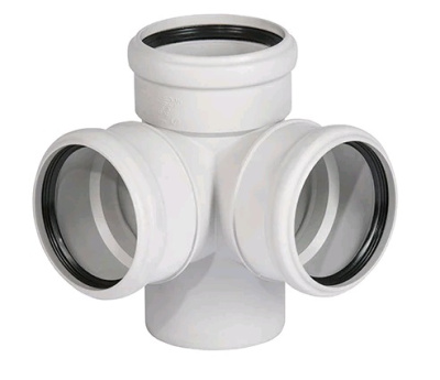 Крестовина 2-х плоск. шумопоглощающая 110х110, 87°, Skolan dB, Ostendorf 335910