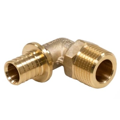 Угольник-переходник Rehau Rautitan 25-R 3 4 MX с наружной резьбой НР латунь (11097161001)