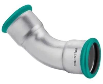 S2304 Отвод 45 гр. двухраструб.