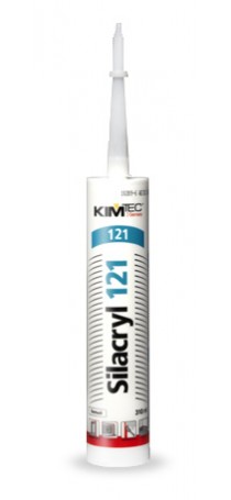 Герметик акриловый  прозрачный "KIM TEC Silacryl 121"