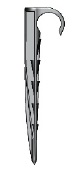 Штырь-фиксатор Teco 101743 для капельной линии 17мм,черный (упак20шт)