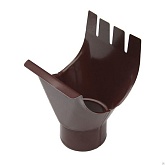 Воронка выпускная D125/100 (Шоколад) Пластизол
