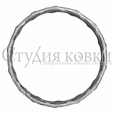 Кольцо из обжатой полосы 11х5мм, диаметр 100мм