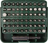 Набор бит "GRAND-61" с адаптером, KRAFTOOL 26140-H61, в пластиковом боксе, Cr-V, 61 предмет ( 26140-H61 )